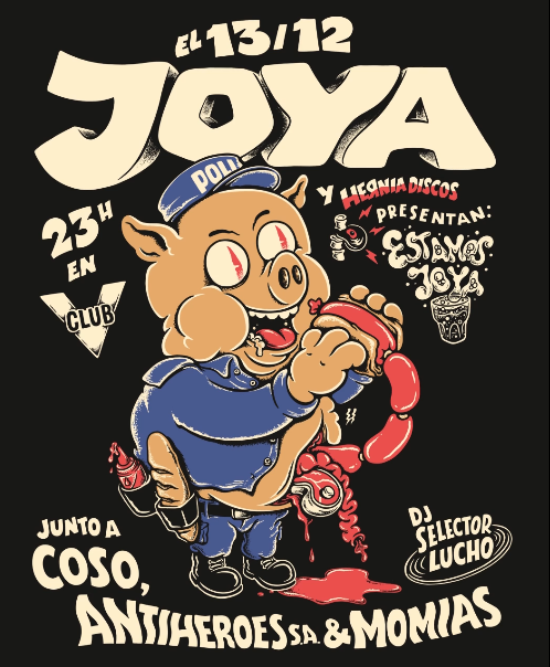 Flyer JOYA en Club V